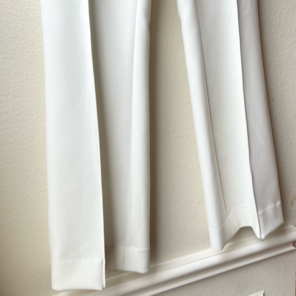 KOBI HALPERIN Deb High-waist Flared Pants In Ivory Cream White Sz 4 - Picture 5 of 12